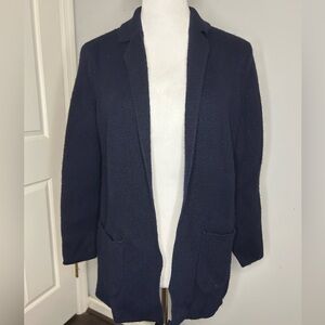 Talbots Open Front Collared Cardigan NWOT